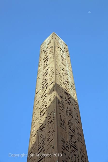 Pink granite obelisk, Luxor Temple